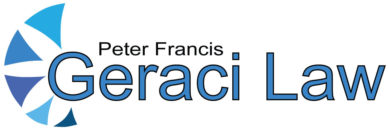 Geraci Law, Illinois Bankruptcy Attorney, Indiana Bankruptcy Attorney, and Wisconsin Bankruptcy Attorney Logo.